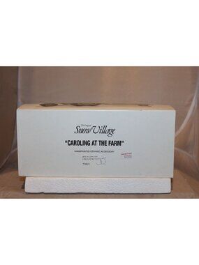 Dept 56 Snow Village - Caroling at the Farm